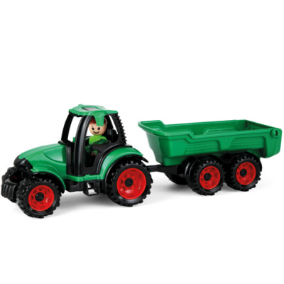 Lena - Truckies traktor utánfutóval és figurával - 36 cm