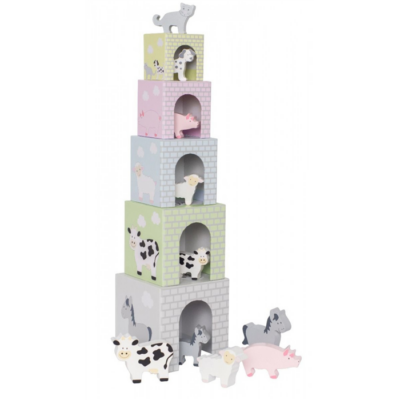 Jabadabado - Toronyépítő kocka háziállatokkal