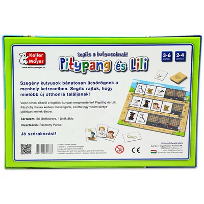 Pitypang és Lili társasjáték