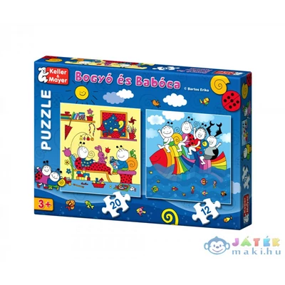 Bogyó és Babóca puzzle - A Szivárványhal - 12 -és 20 db-os