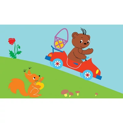 Diafilm - Boribon autózik