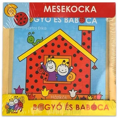 Bogyó és Babóca - fa mesekocka - 9 db-os - Házikók