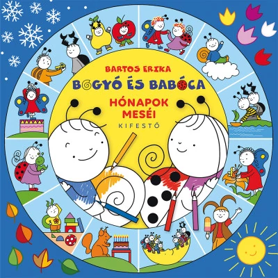 Bogyó és Babóca - Hónapok meséi kifestő