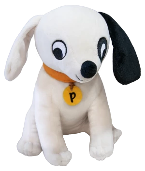 Pitypang és Lili - Pitypang plüss kutya - 25 cm