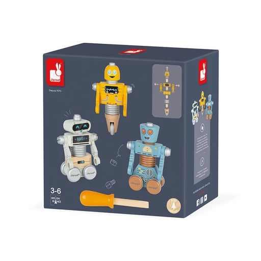 Janod - Brico'kids DIY robotok