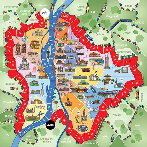 Brúnó Budapesten társasjáték