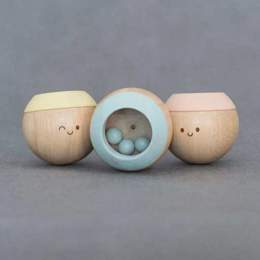 Plan Toys - Tapintás golyók – pasztell