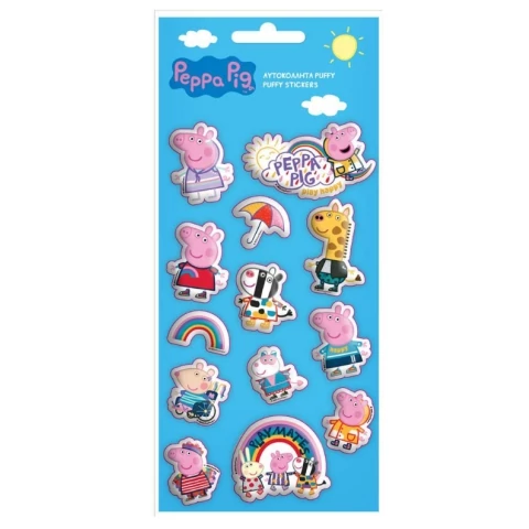 Peppa malac domború matricaszett