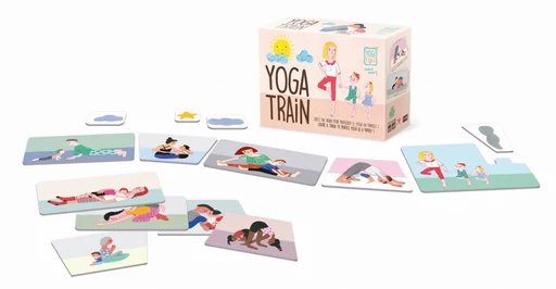 Jóga vonat családi társasjáték