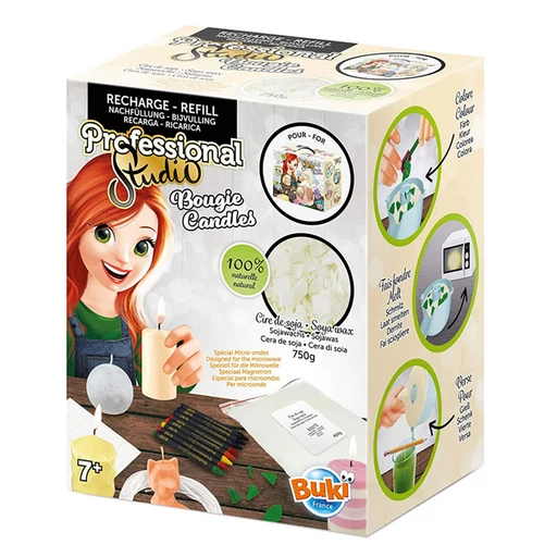 Professzionális stúdió - Gyertyakészítő készlet - utántöltő viasz