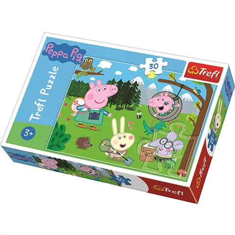 Peppa malac - Az erdő felfedezése puzzle - 30 db-os
