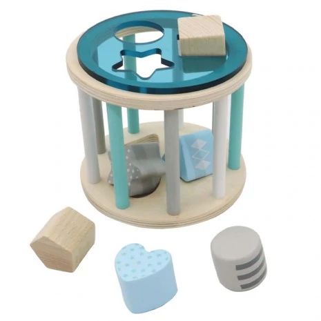 Fajáték - Formakereső, kerek (kék)