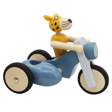 Fajáték - Gepárd kék színű triciklin