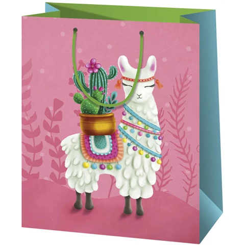 Ajándéktáska - Lámás - közepes méretű