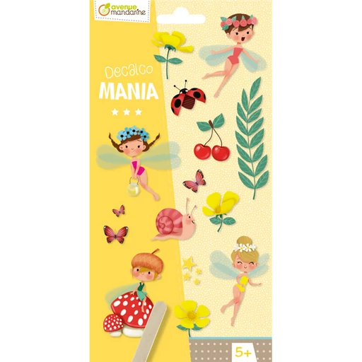 Decalco Mania – Tündérek satírozós matrica - 20 db