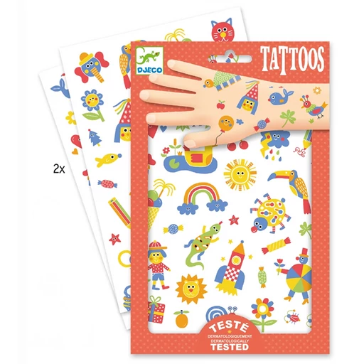 Djeco - Tetováló matricák - Cuki