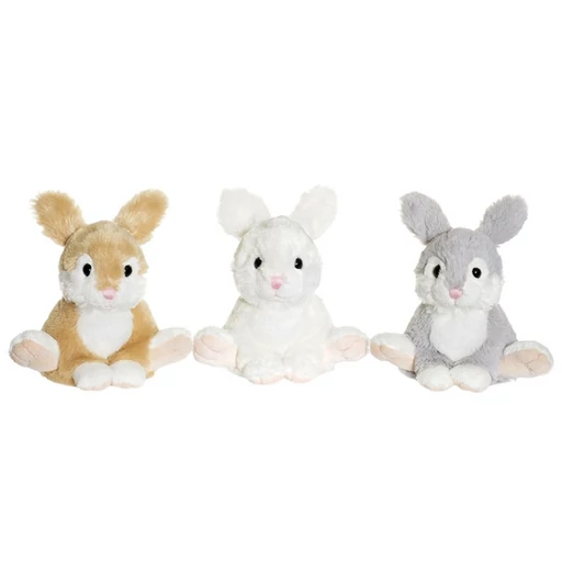 Teddykompaniet - plüss nyuszi  - fehér - 15 cm