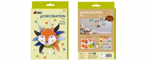 Avenir - 3D dekorációs puzzle - Róka