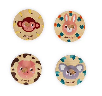 Janod - Fa pörgettyű - többféle