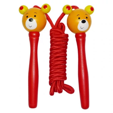 Fajáték - Ugrálókötél (maci, L)