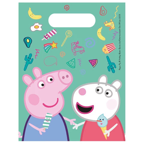 Ajándéktáska (csomag)- Peppa malac - 6db