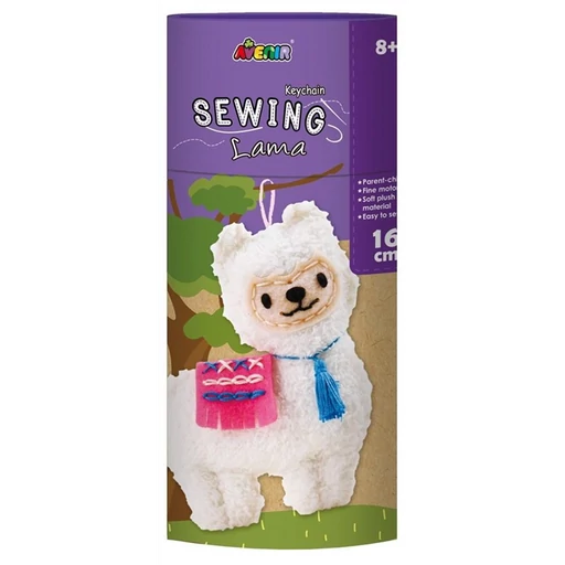 Avenir - Varrható plüss kulcstartó - Láma