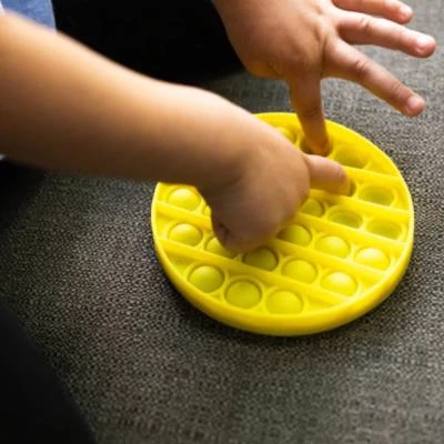 Pop it játék - kerek - 12,5 cm 