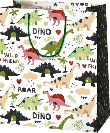 Ajándéktáska - Dínós óriás - 330mm*150mm*445mm