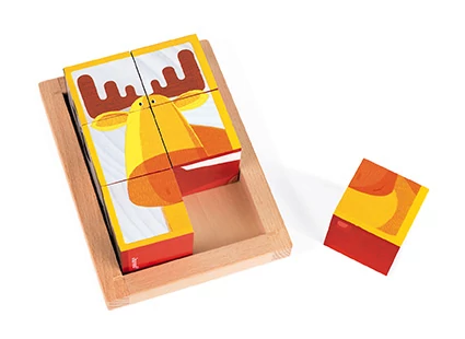 Janod - Zigolos kirakós - 6 erdei képpel