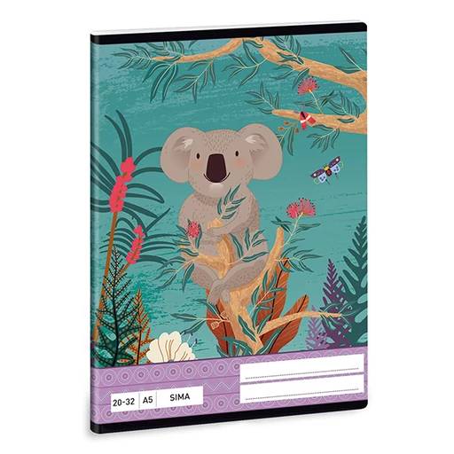 Ars Una - Kirra Koala sima füzet - A/5