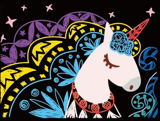 Avenir - Képkarctechnika - Varázslatos unikornis