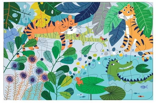 Avenir - Puzzle dzsungel - 28db-os