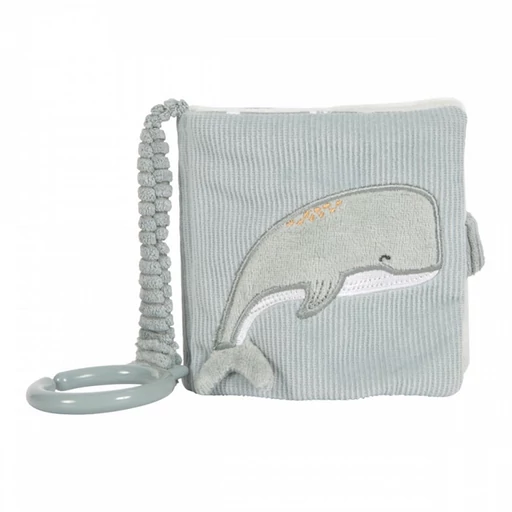 Little Dutch - Plüss babakönyv - tengeri állatos - menta