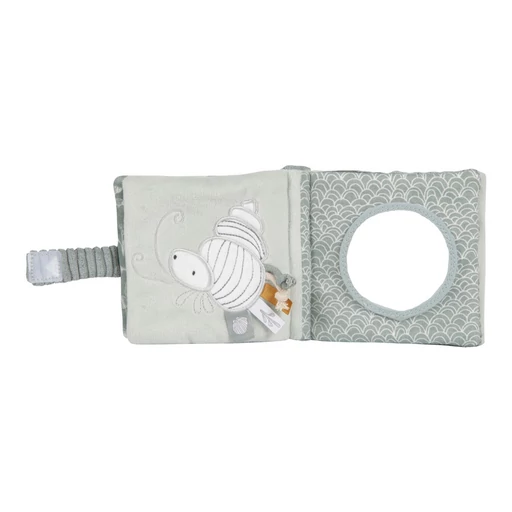 Little Dutch - Plüss babakönyv - tengeri állatos - menta
