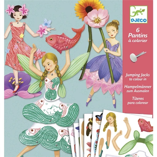 Djeco - Kapcsos kép készítés - Tündérek