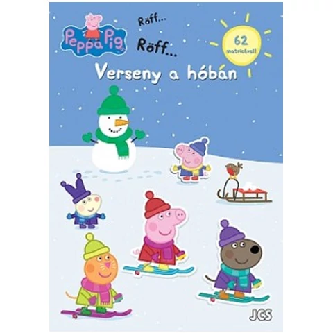 Peppa malac - Verseny a hóban- foglakoztatófüzet 
