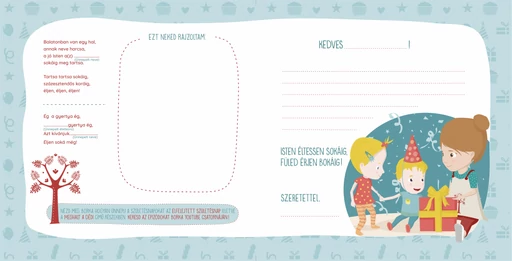 Borka sorozat szülinapi lap (üdvözlőlap)