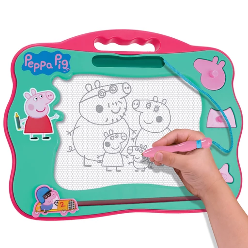 Peppa malac - Mágneses rajztábla sablonokkal 