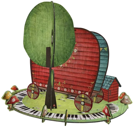 Avenue Mandarine  - 3D Puzzle - Gipsy Caravan 