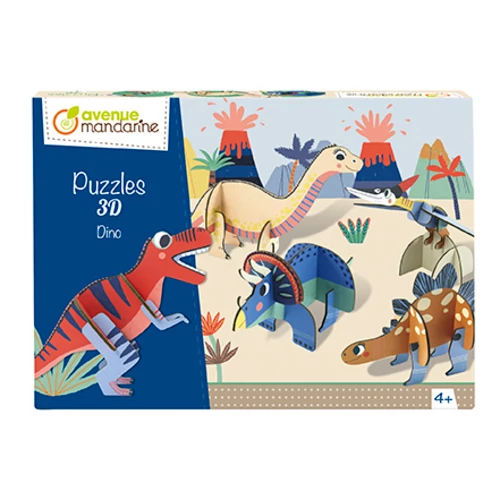 Avenue Mandarine - 3D Puzzle - Dino 