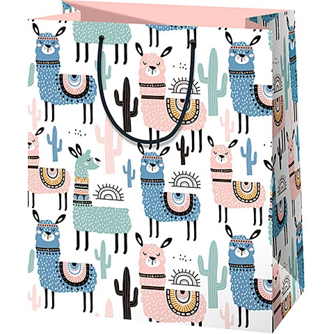 Ajándéktáska - Lámás - közepes méretű 