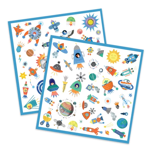 Djeco - Matricák - Űrutazás