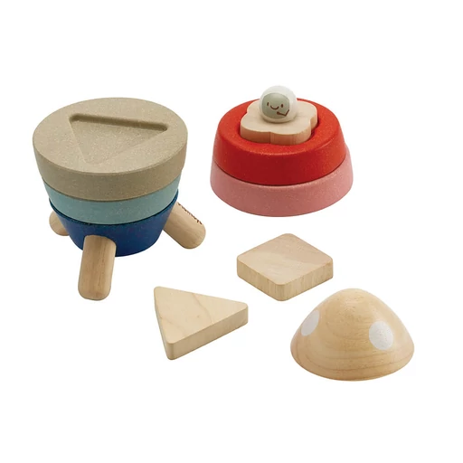 Plan Toys - Rakéta összerakó - Tavasz