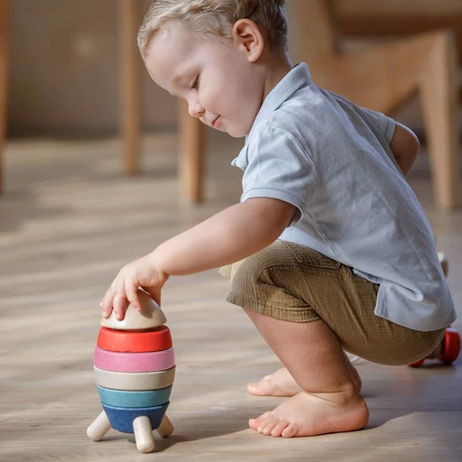 Plan Toys - Rakéta összerakó - Tavasz