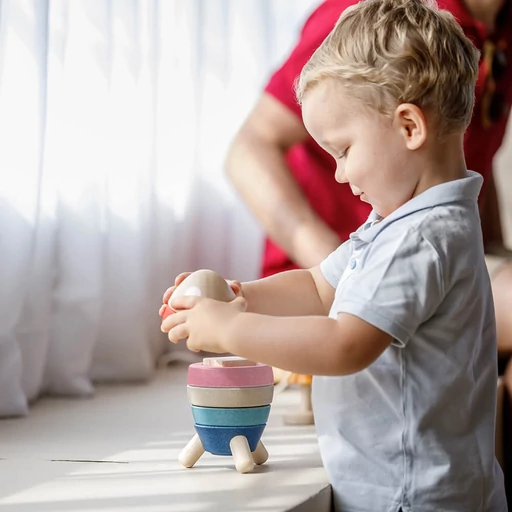 Plan Toys - Rakéta összerakó - Tavasz