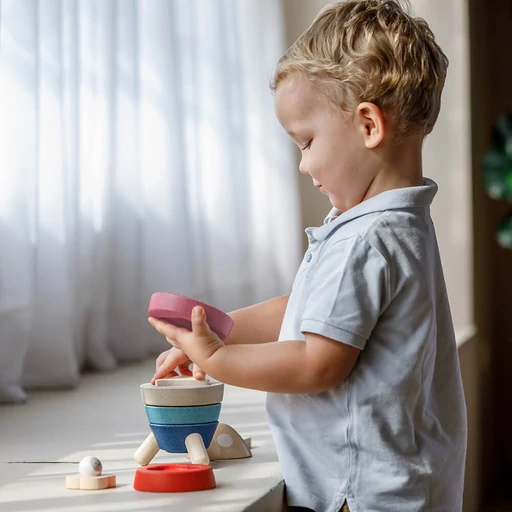 Plan Toys - Rakéta összerakó - Tavasz