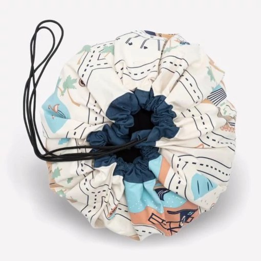 Plan Toys - Játék tároló zsák - LA autópálya