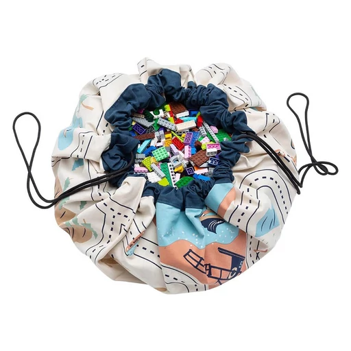 Plan Toys - Játék tároló zsák - LA autópálya