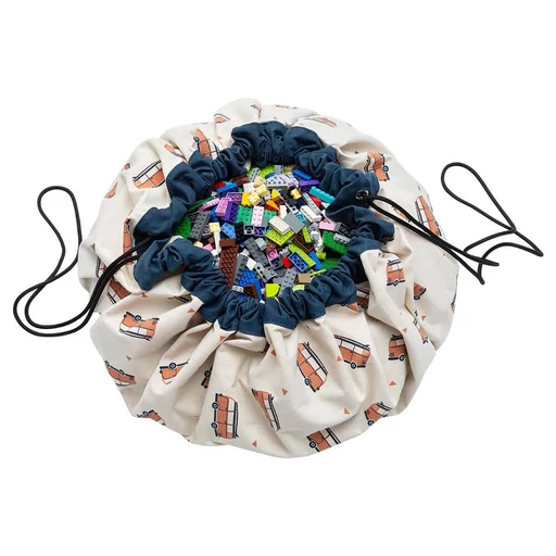 Plan Toys - Játék tároló zsák - LA autópálya