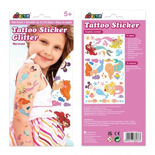 Avenir - Csillogó tetováló készlet - Sellők